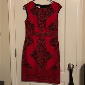 Red/Black London Times Dress